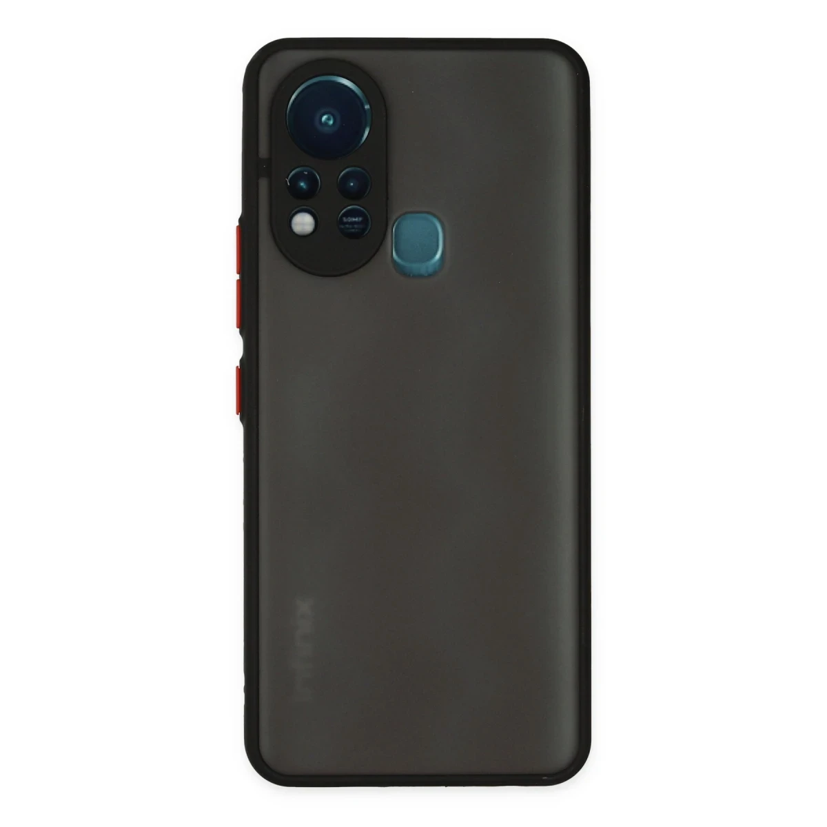İnfinix Hot 11s Kılıf Montreal Silikon Kapak - Siyah