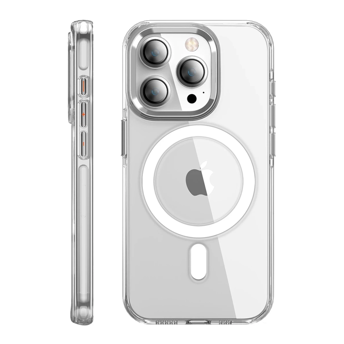 Joko Apple iPhone 15 Pro Max Kılıf Crystal Magsafe Kapak - Şeffaf
