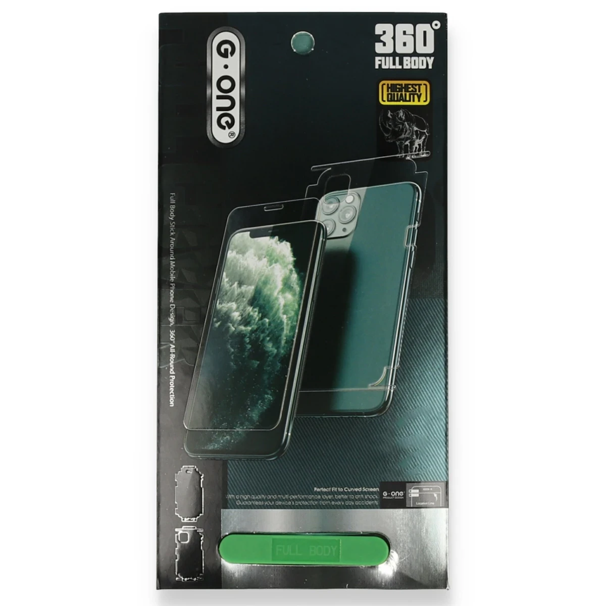 Apple iPhone 15 Pro 360 Mat Full Body Arka Koruyucu