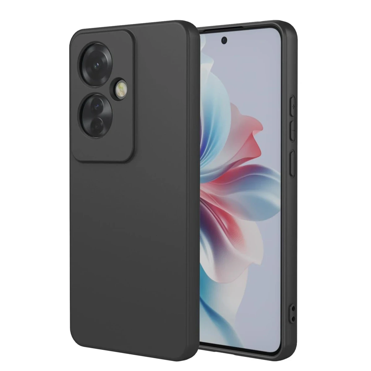 Oppo Reno 11F Kılıf First Silikon - Siyah