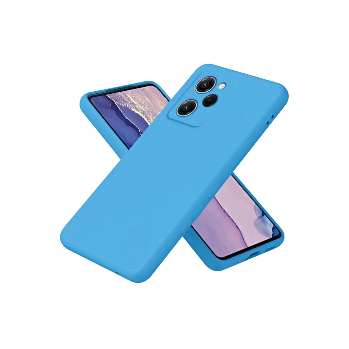 Xiaomi Poco X5 Pro 5G Nano içi Kadife Silikon - Mavi