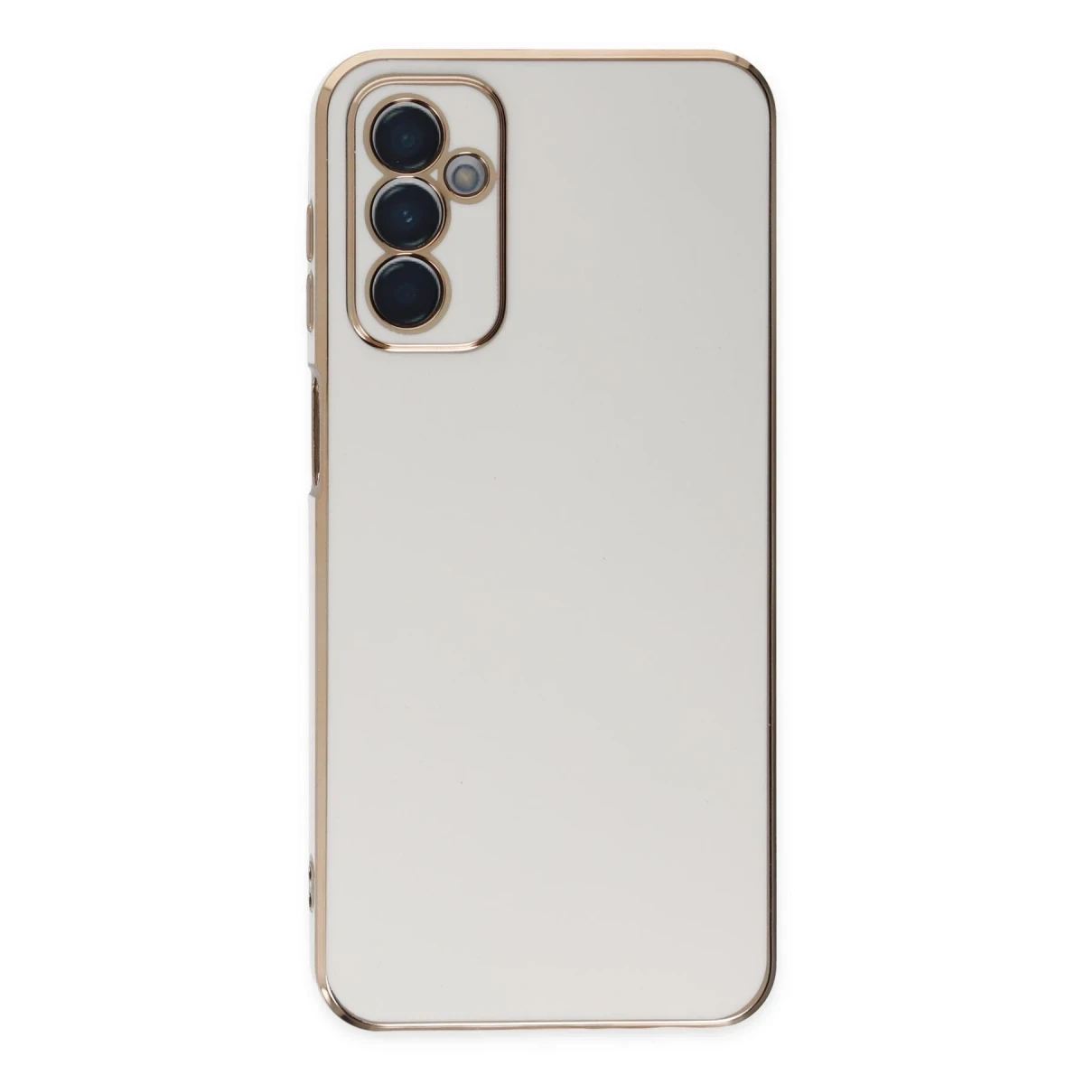 Samsung Galaxy M23 Kılıf Volet Silikon - Beyaz