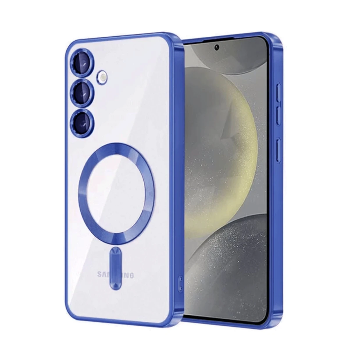Samsung Galaxy A15 4G Kross Magneticsafe Kapak - Lacivert