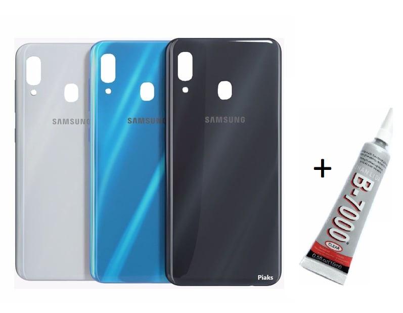 SAMSUNG A20 Arka Batarya Pil Kapağı MAVİ (B7000 15