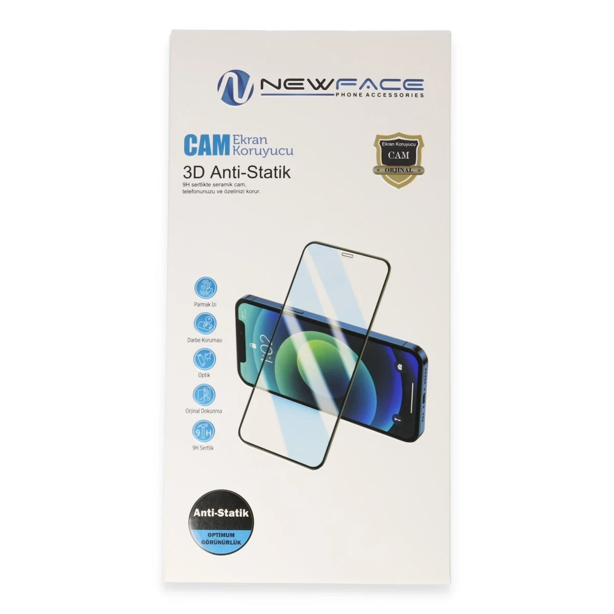 Samsung Galaxy A57 5G 3D Antistatik Cam Ekran Koruyucu