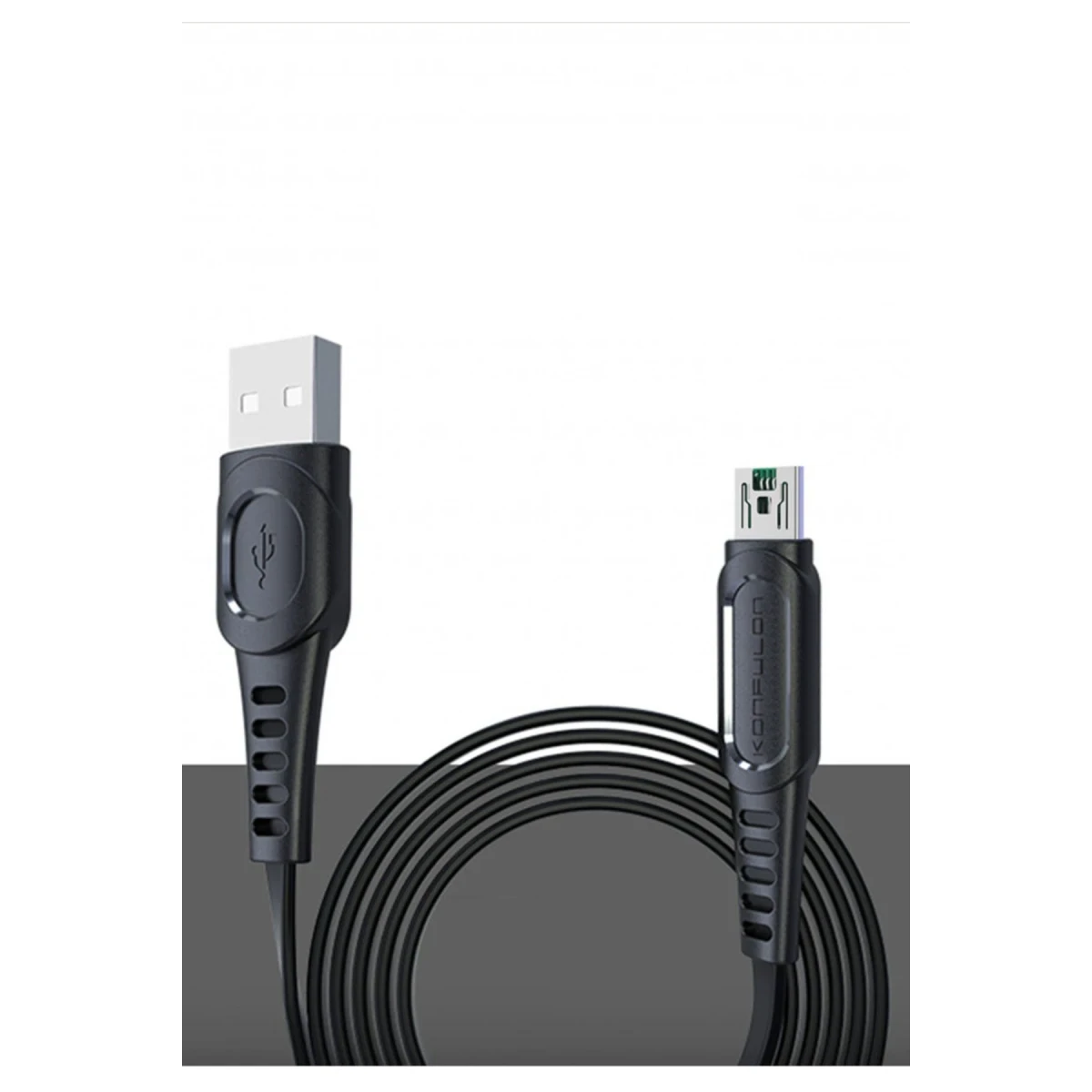 Konfulon DC24 Micro USB Kablo 1.2M 4A - Siyah