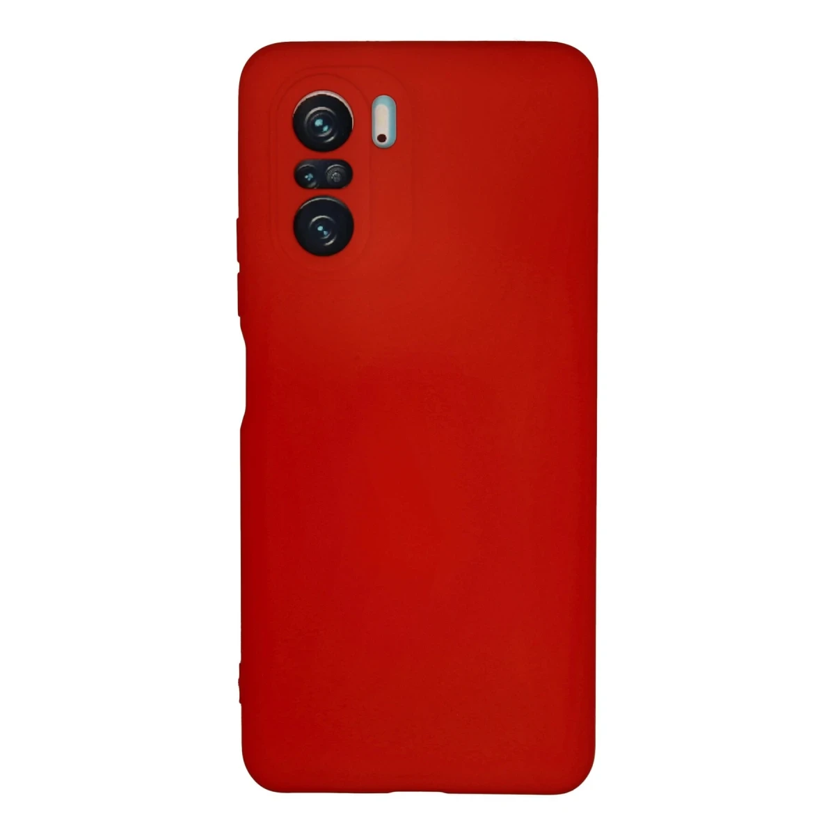 Xiaomi Poco F3 Kılıf Nano içi Kadife Silikon - Kırmızı