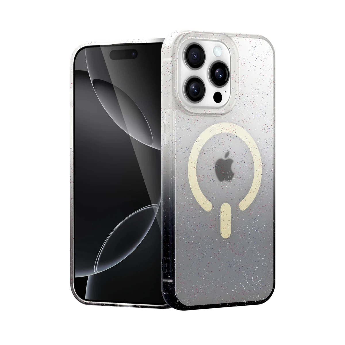 Apple iPhone 15 Pro Pummel Shiny Magsafe Kapak - Siyah
