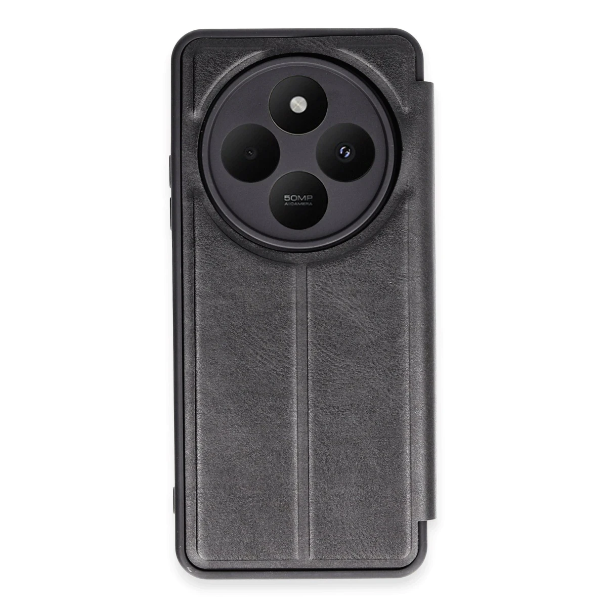 Xiaomi Redmi 14C Kılıf Flip Cover - Siyah