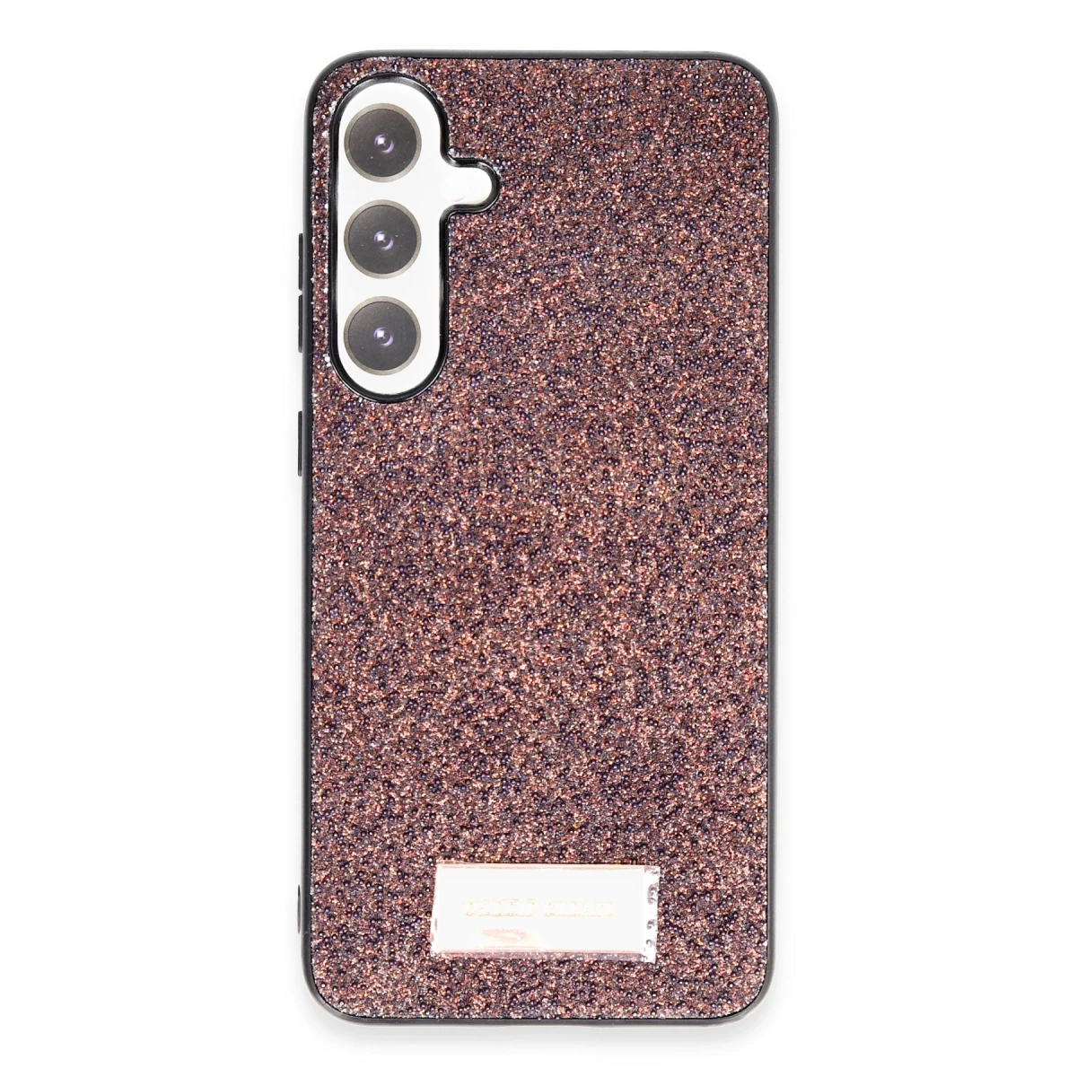 Onegif Samsung Galaxy A25 5G Bright Simli Kapak - Derin Mor