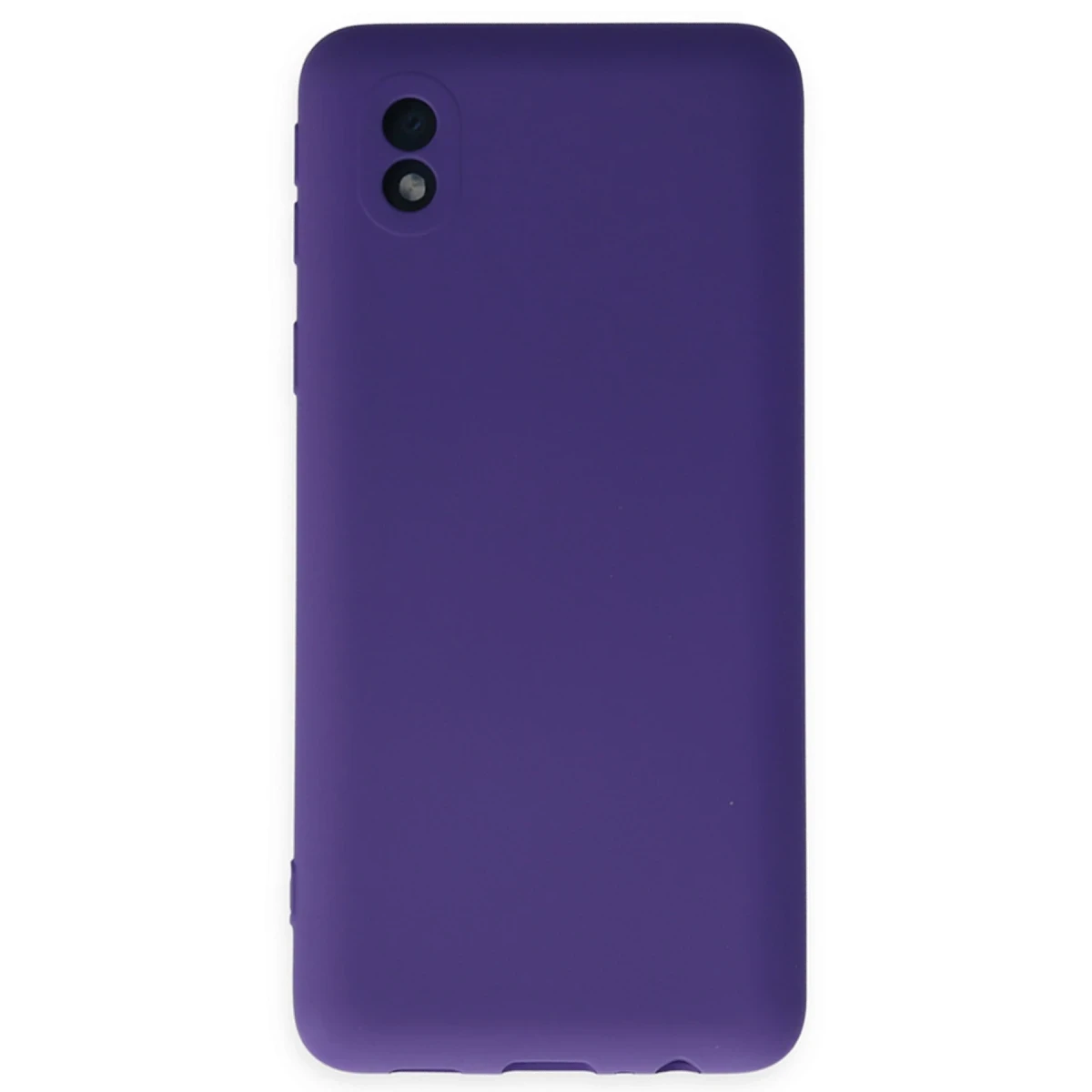 Samsung Galaxy A01 Core Kılıf Nano içi Kadife Silikon - Mor