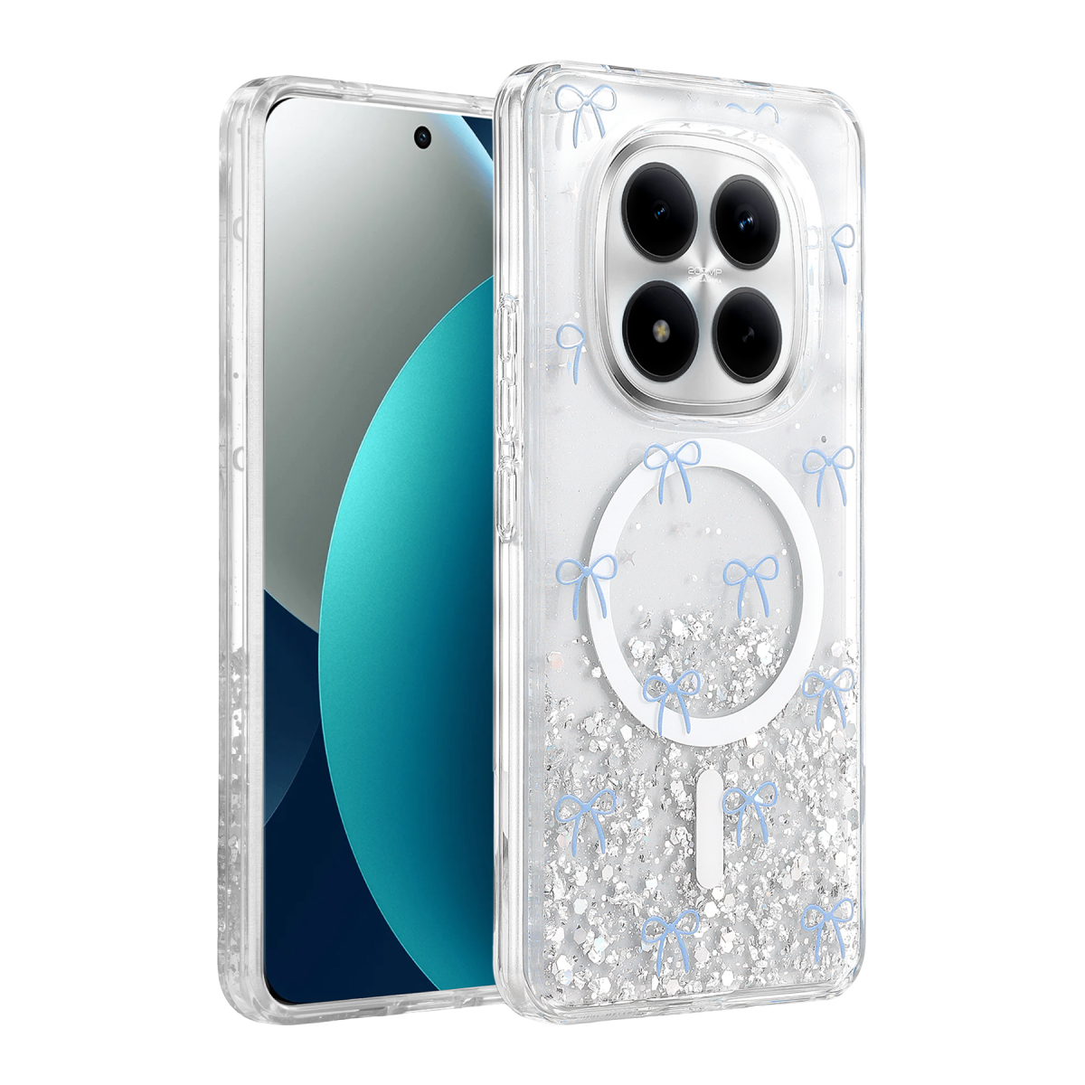 Onegif Xiaomi Redmi Note 15 4G Misk Simli Magsafe Kapak - Desen 3