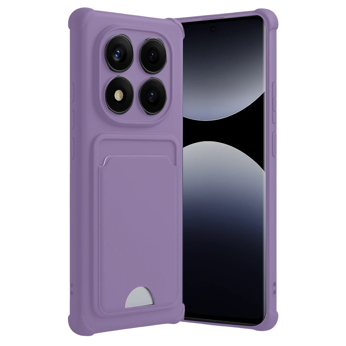 Xiaomi Redmi Note 14 Pro Plus Kelvin Kartvizitli Silikon - Lila