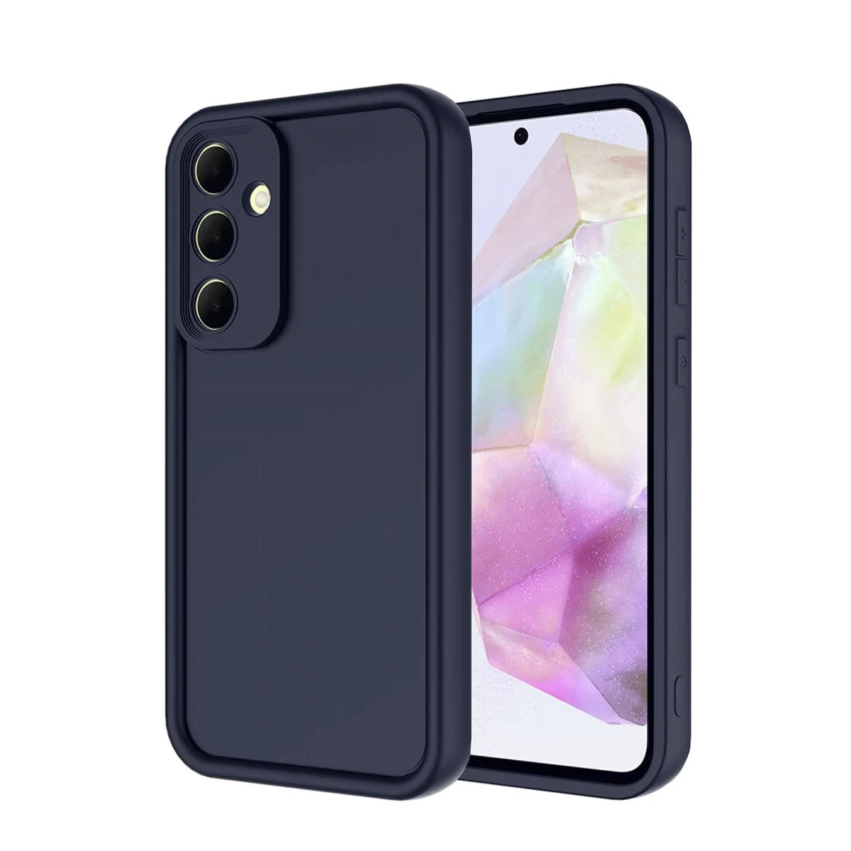Samsung Galaxy A36 Kılıf Viera Silikon - Lacivert