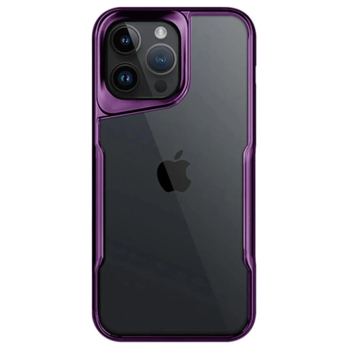 Apple iPhone 14 Pro Max Kılıf Boyi Silikon Kapak - Derin Mor