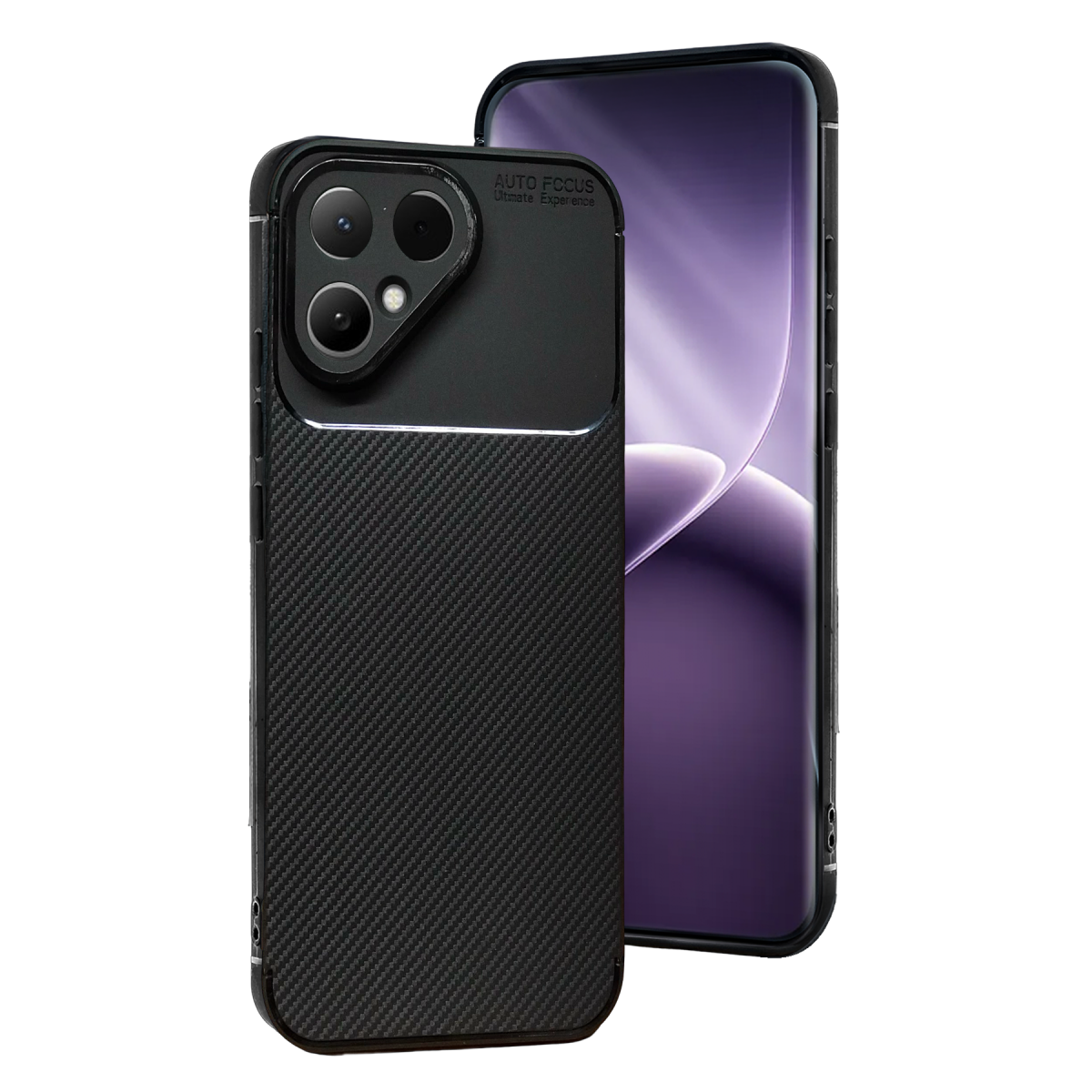Tecno Pova Curve 2 5G Auto Focus Karbon Kapak - Siyah