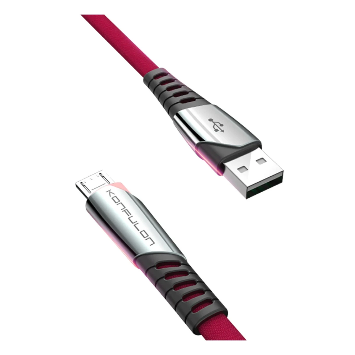 Konfulon DC16 Micro USB Kablo 1M 2.4A - Kırmızı