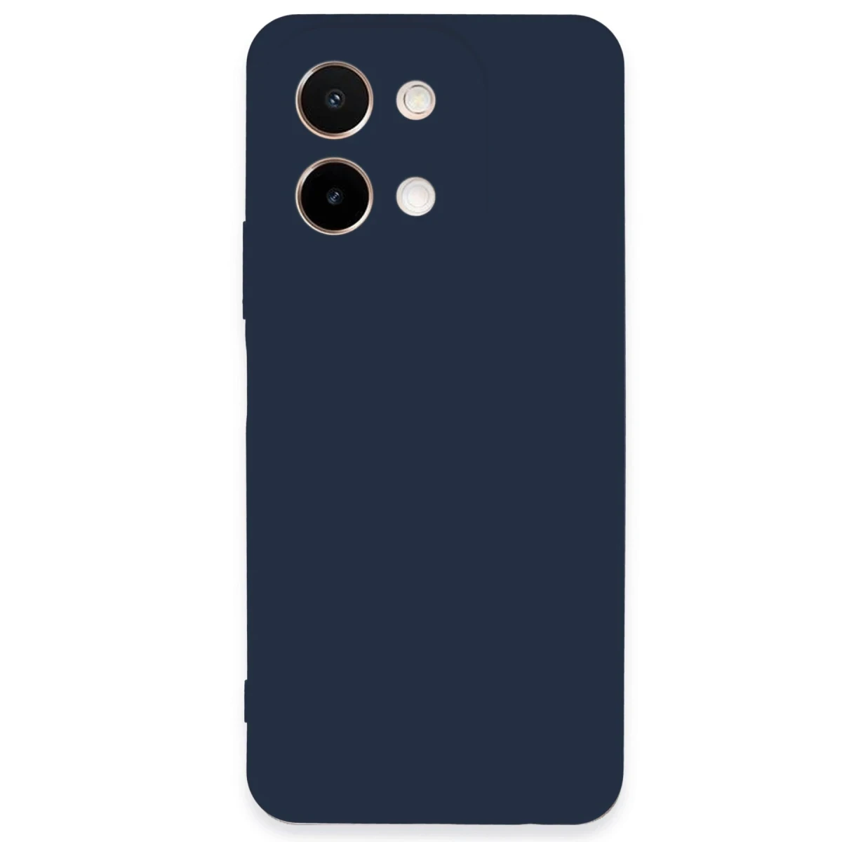 Vivo Y28 Kılıf First Silikon - Lacivert