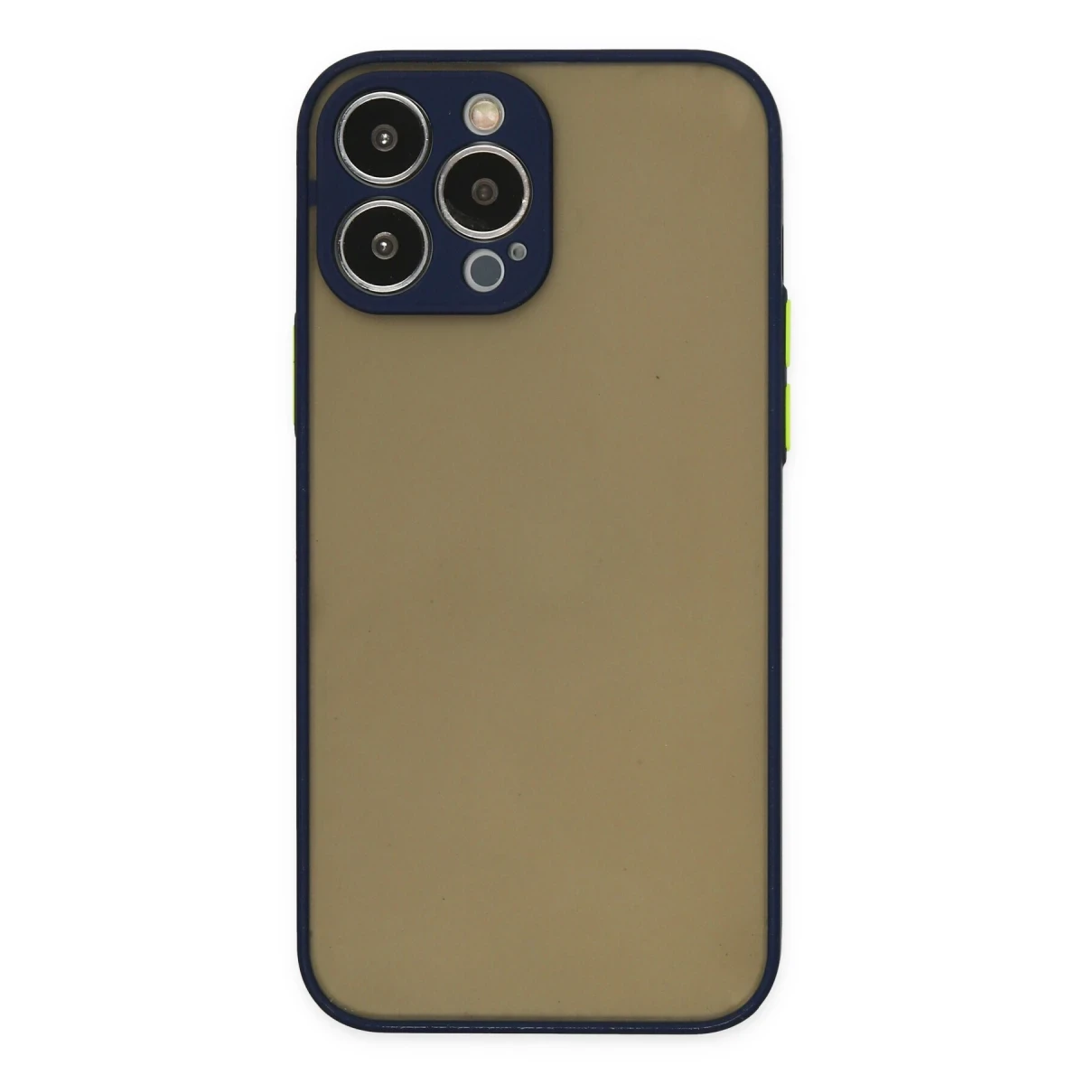 Apple iPhone 13 Pro Kılıf Montreal Silikon Kapak - Lacivert