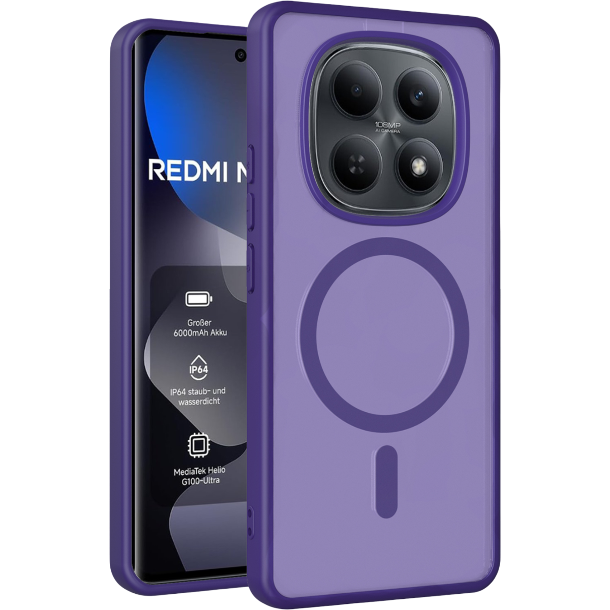 Joko Xiaomi Redmi Note 15 Pro 4G Jota Magsafe Kapak - Derin Mor