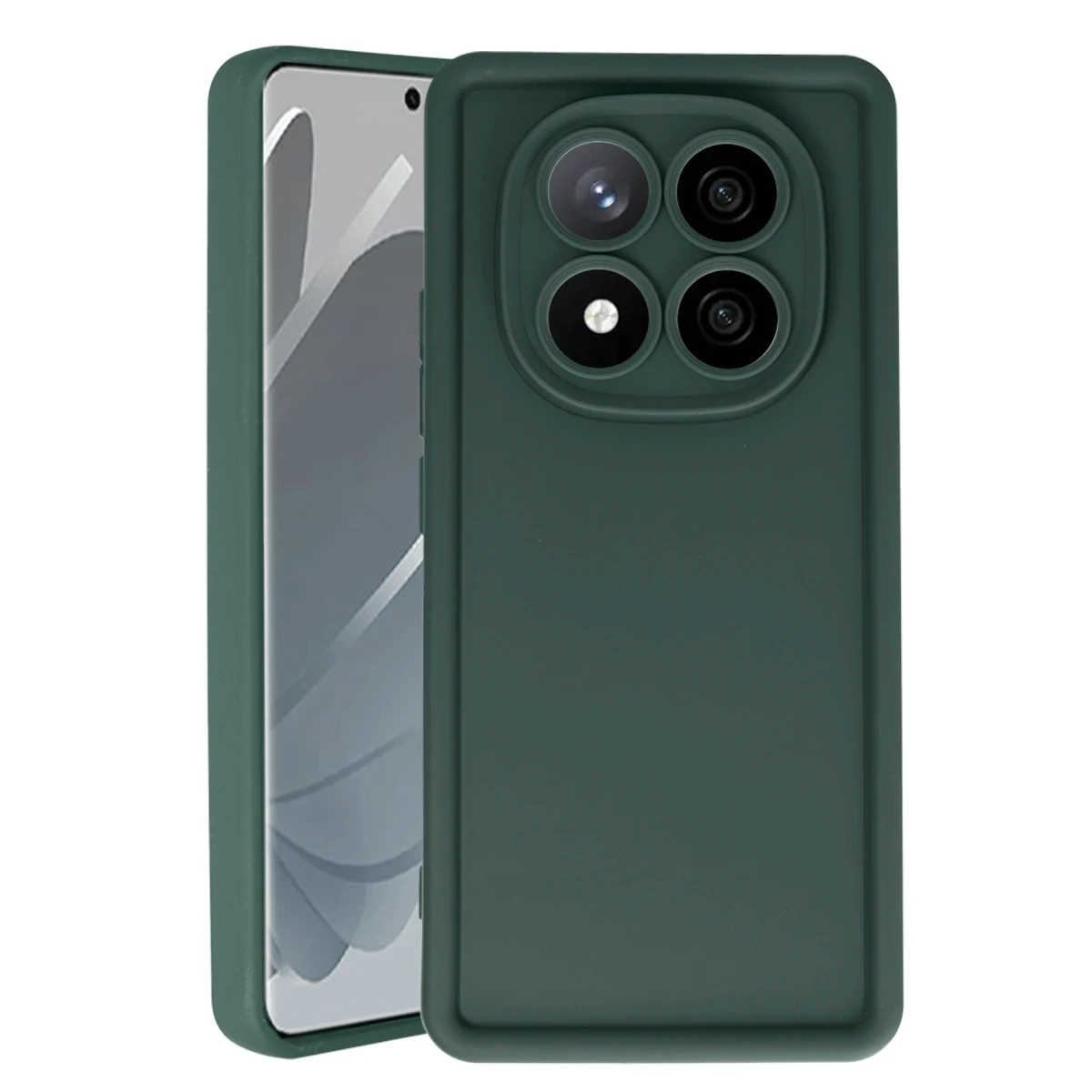 Xiaomi Redmi Note 14 Pro 4G Kılıf Viera Silikon - Koyu Yeşil