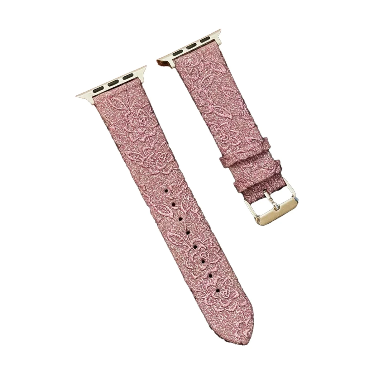 Apple Watch 38mm Creeper Desenli Kordon - Rose Gold