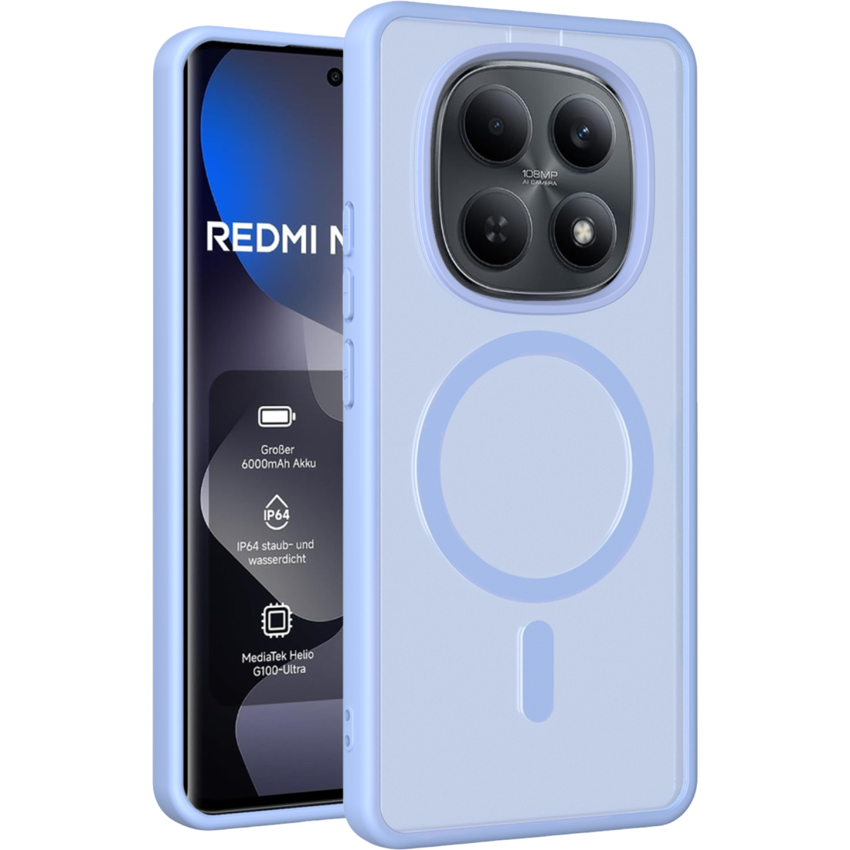Joko Xiaomi Redmi Note 15 4G Jota Magsafe Kapak - Açık Mavi