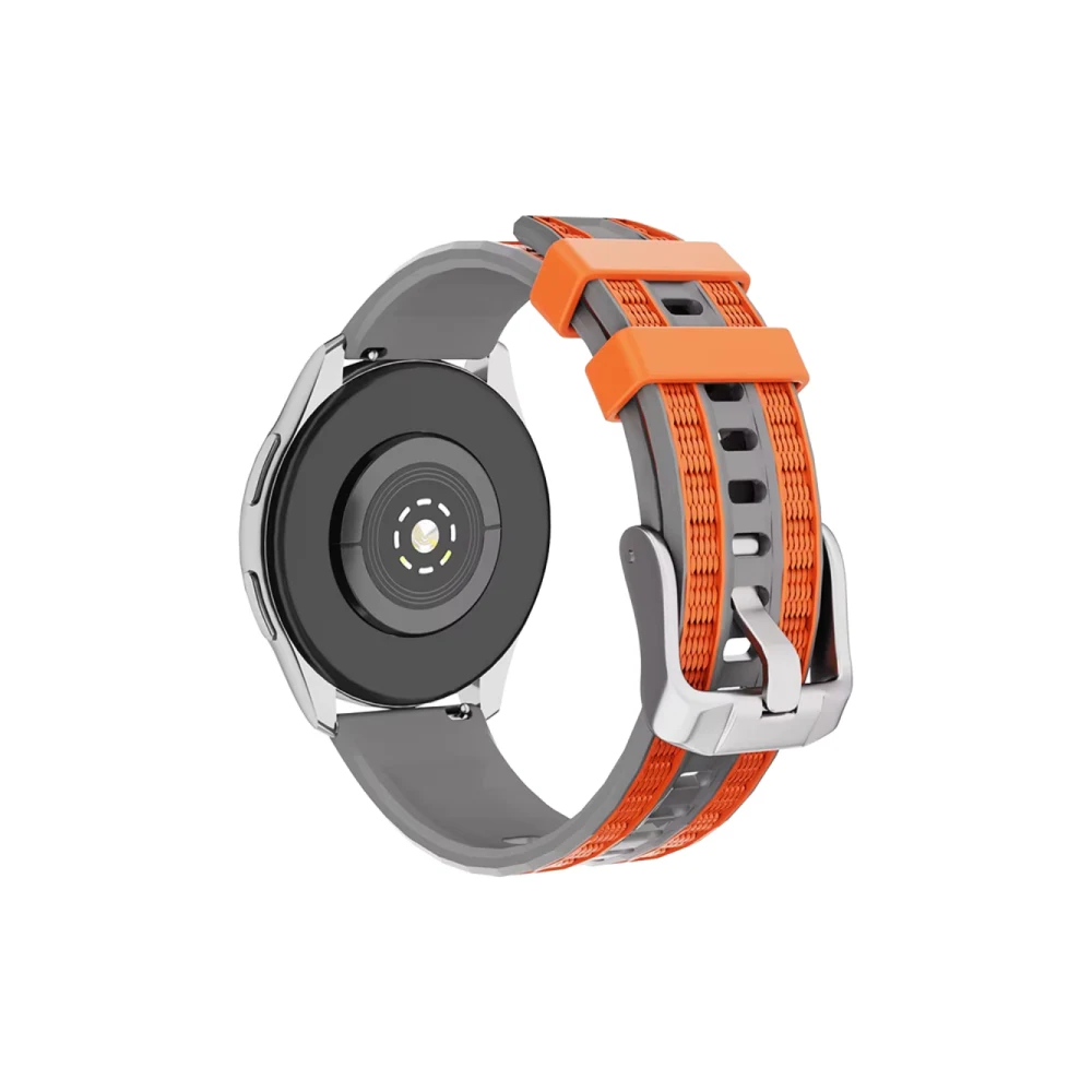 Huawei Watch GT 5 Explorer Duo Kordon - Gri-Turuncu