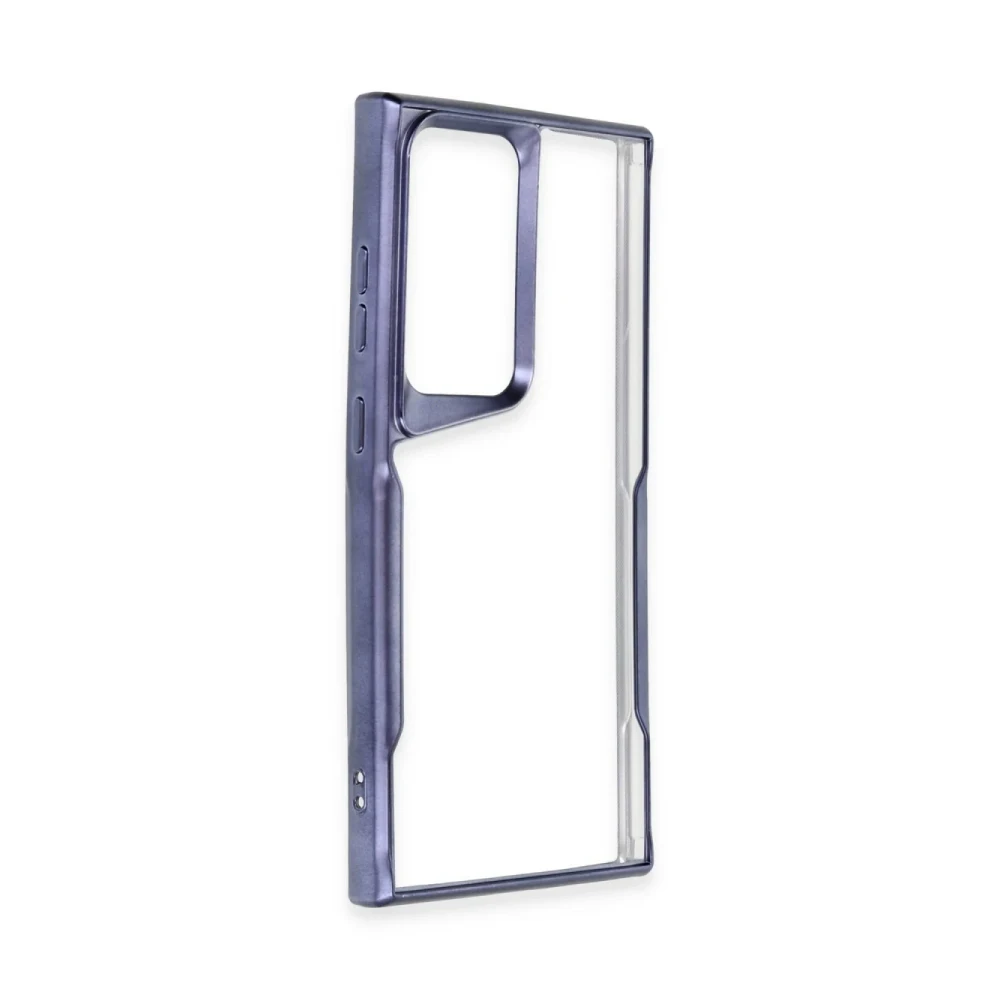 Samsung Galaxy S24 Ultra Kılıf Boyi Silikon Kapak - Lacivert