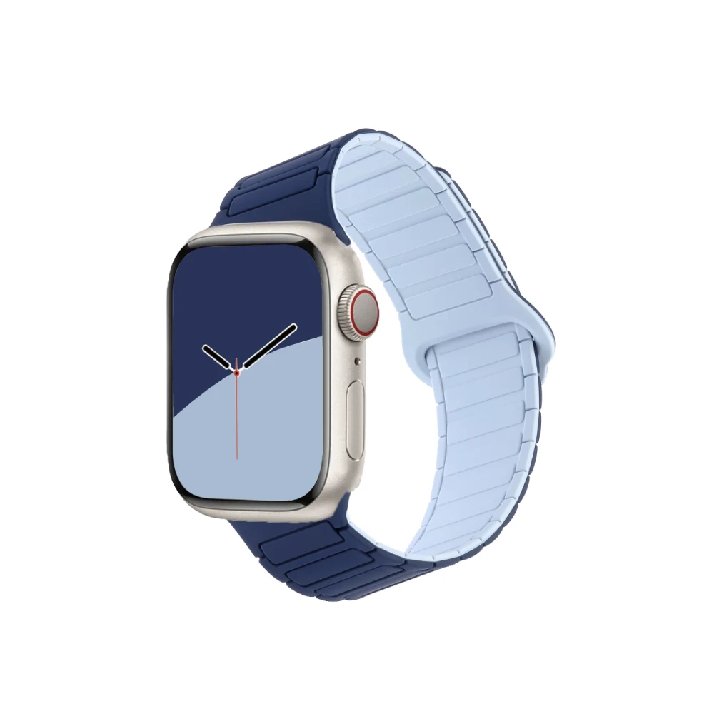 Apple Watch Ultra 49mm Armor Manyetik Kordon - Açık Mavi