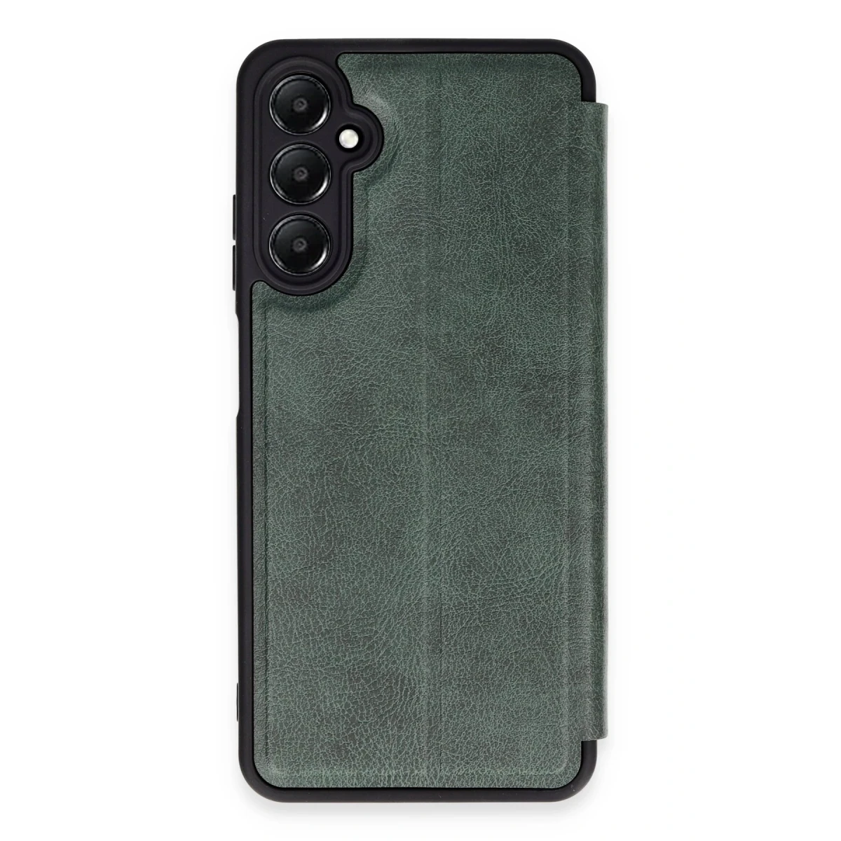 Samsung Galaxy A25 5G Kılıf Flip Cover - Koyu Yeşil