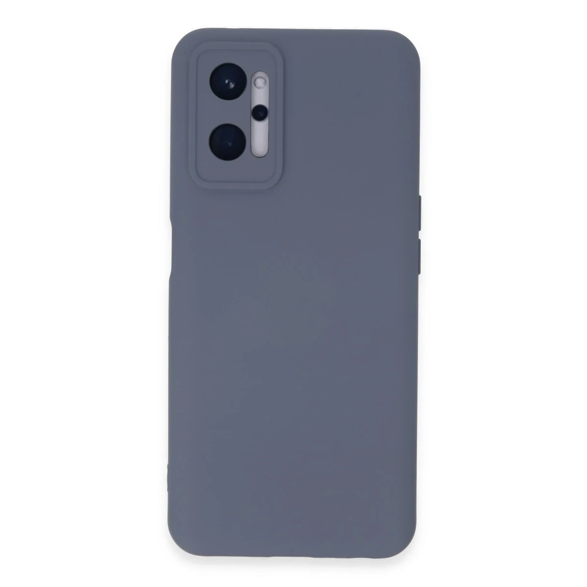 Realme 9i 4G Kılıf Nano içi Kadife Silikon - Gri