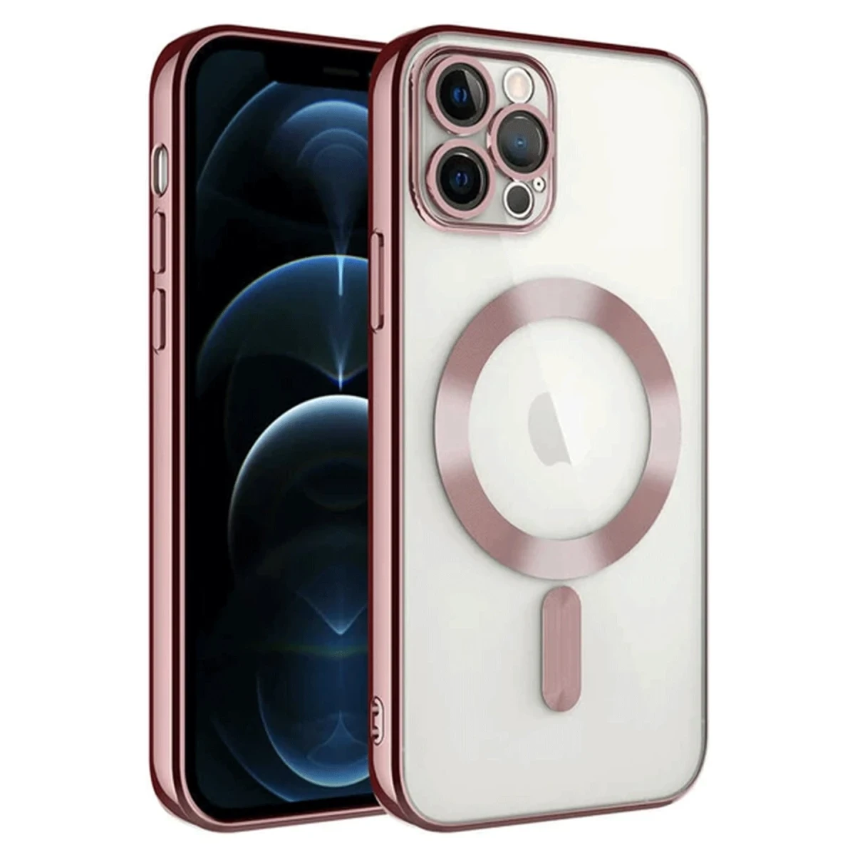 Apple iPhone 14 Pro Max Kılıf Kross Magneticsafe Kapak - Rose
