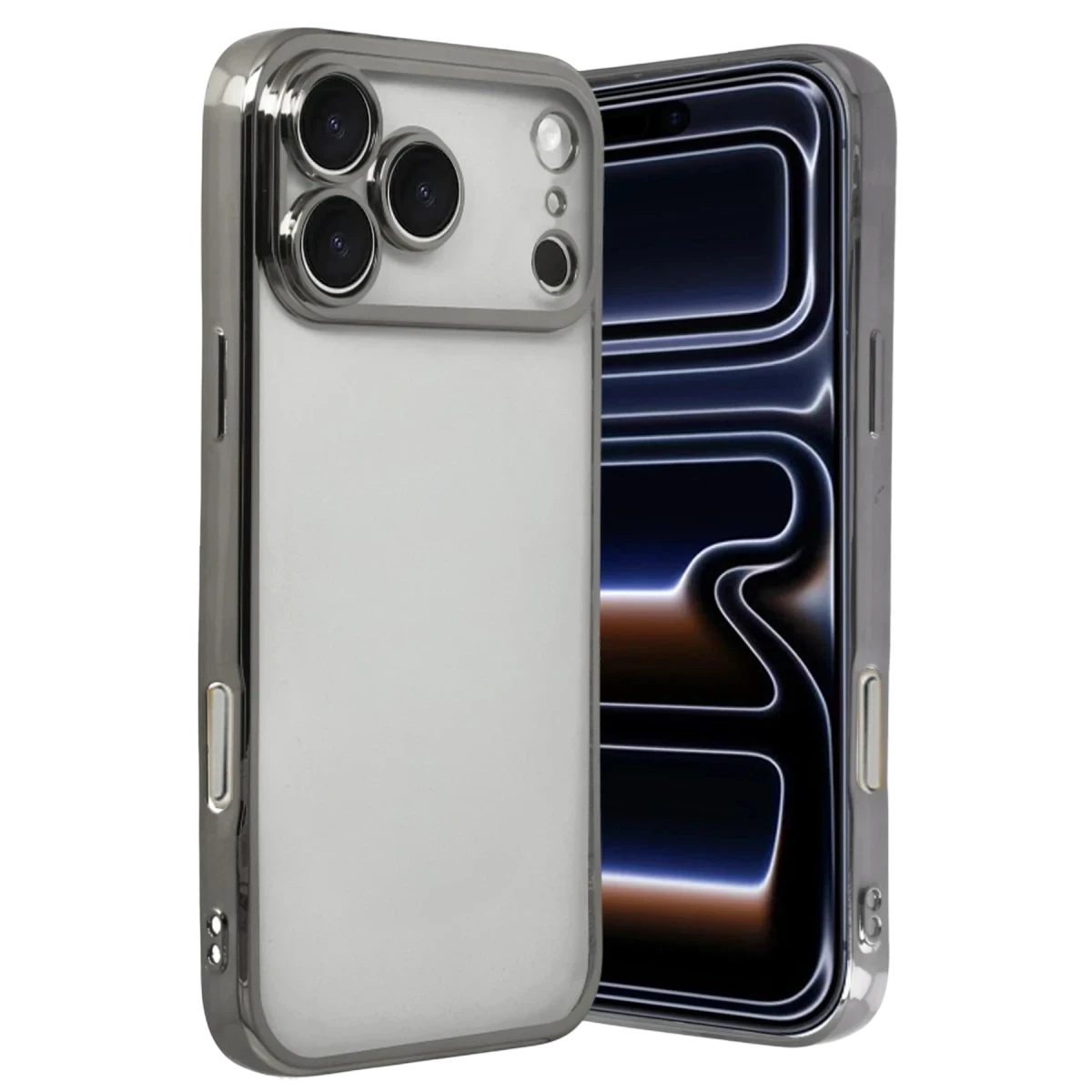 Apple iPhone 17 Pro Max Razer Lensli Silikon - Titan Gri