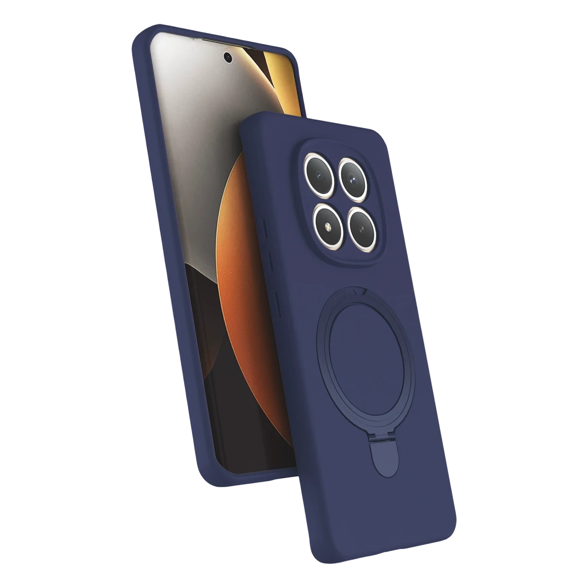 Xiaomi Redmi Note 15 Pro 5G Regal Magsafe Standlı Kapak - Lacivert