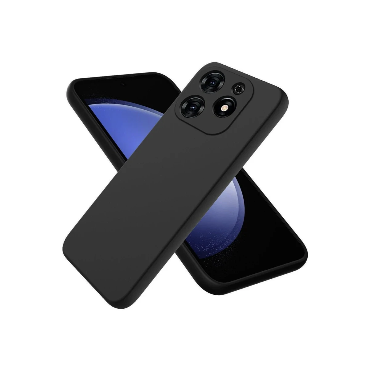 Tecno Spark Go 2024 Kılıf First Silikon - Siyah