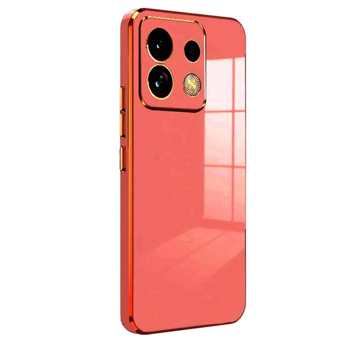 Xiaomi Redmi Note 13 4G Kılıf Volet Silikon - Kırmızı