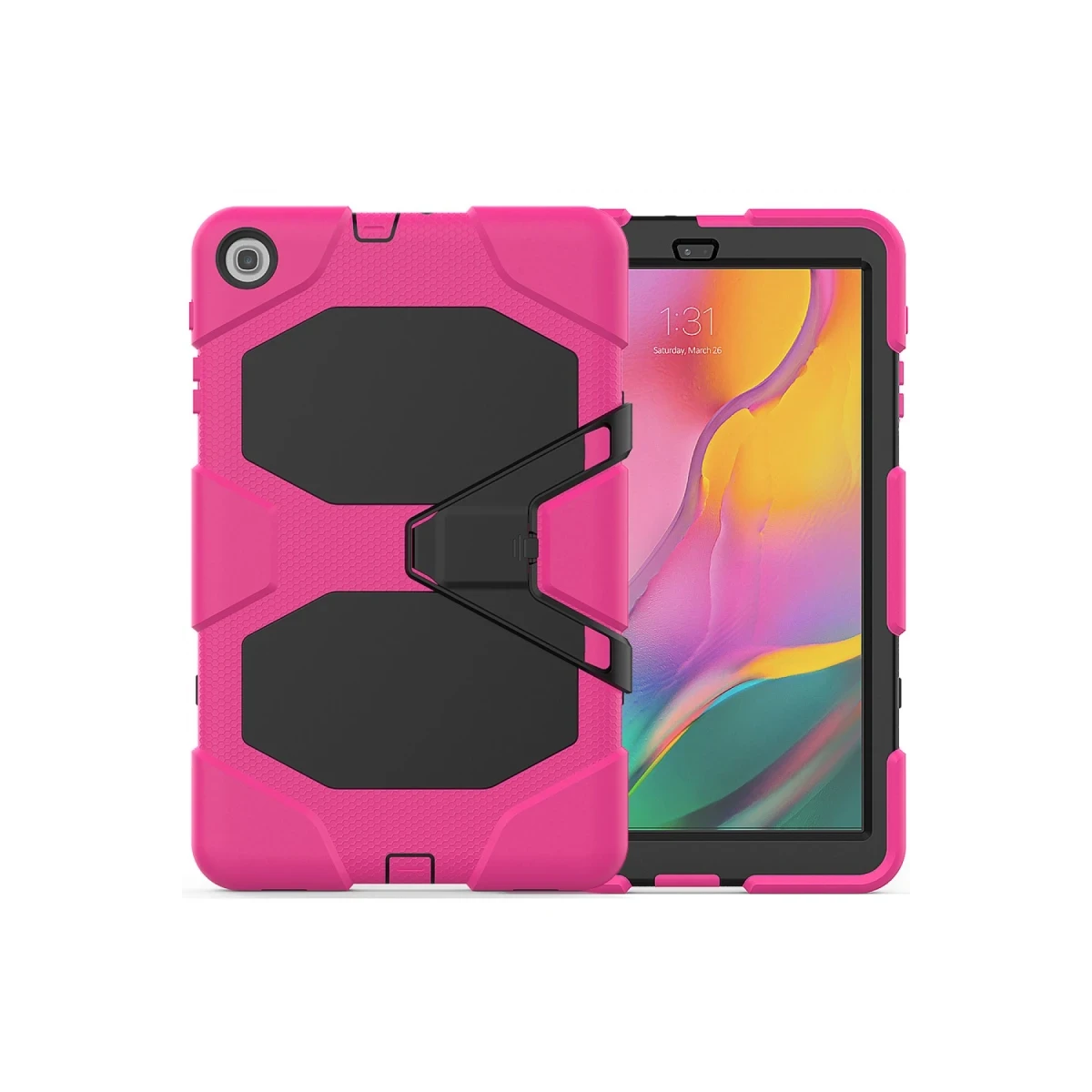 Samsung Galaxy T510 Tab A 10.1 Kılıf Griffin Tablet Kapak - Pembe