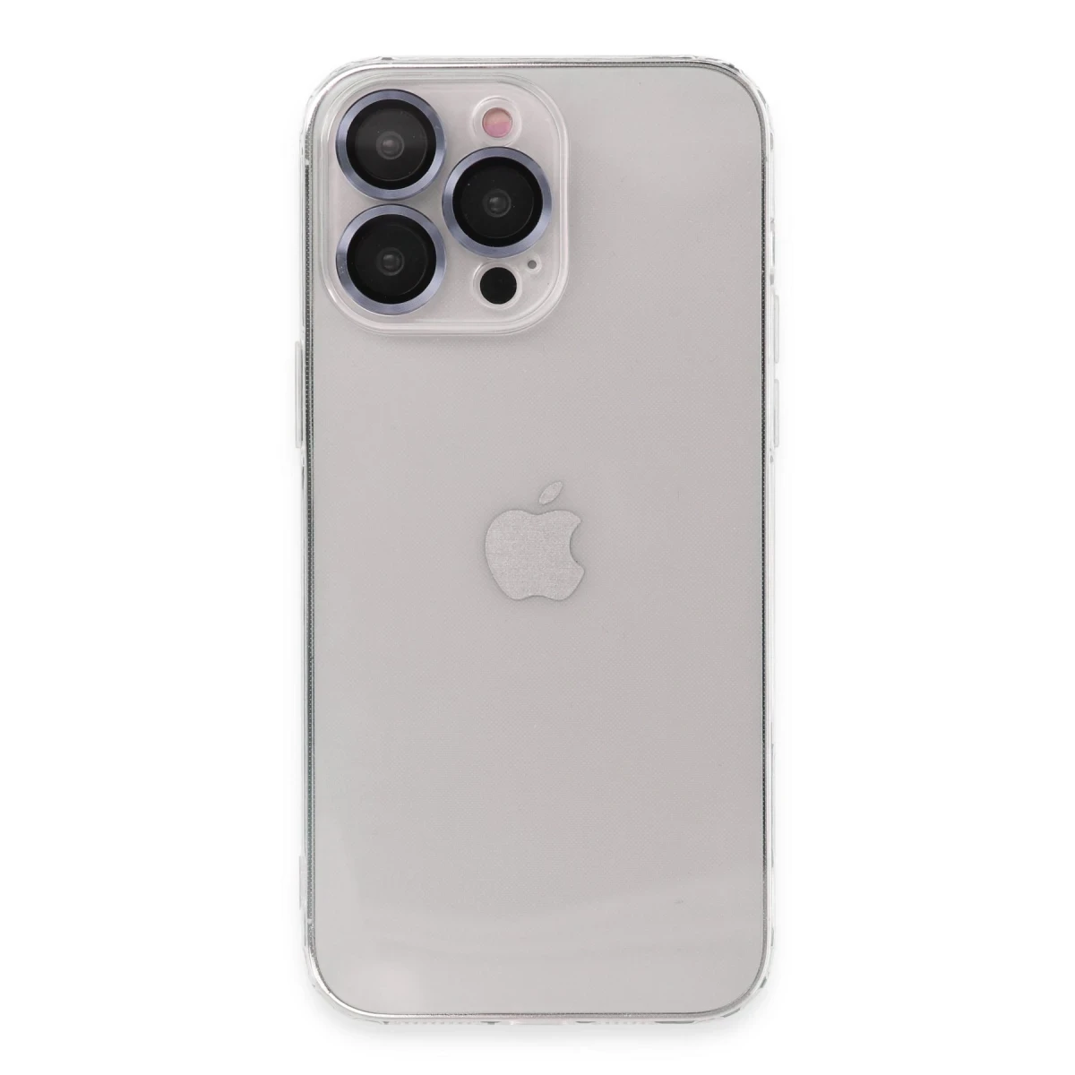 Apple iPhone 13 Pro Kılıf Luko Lens Silikon - Sierra Blue