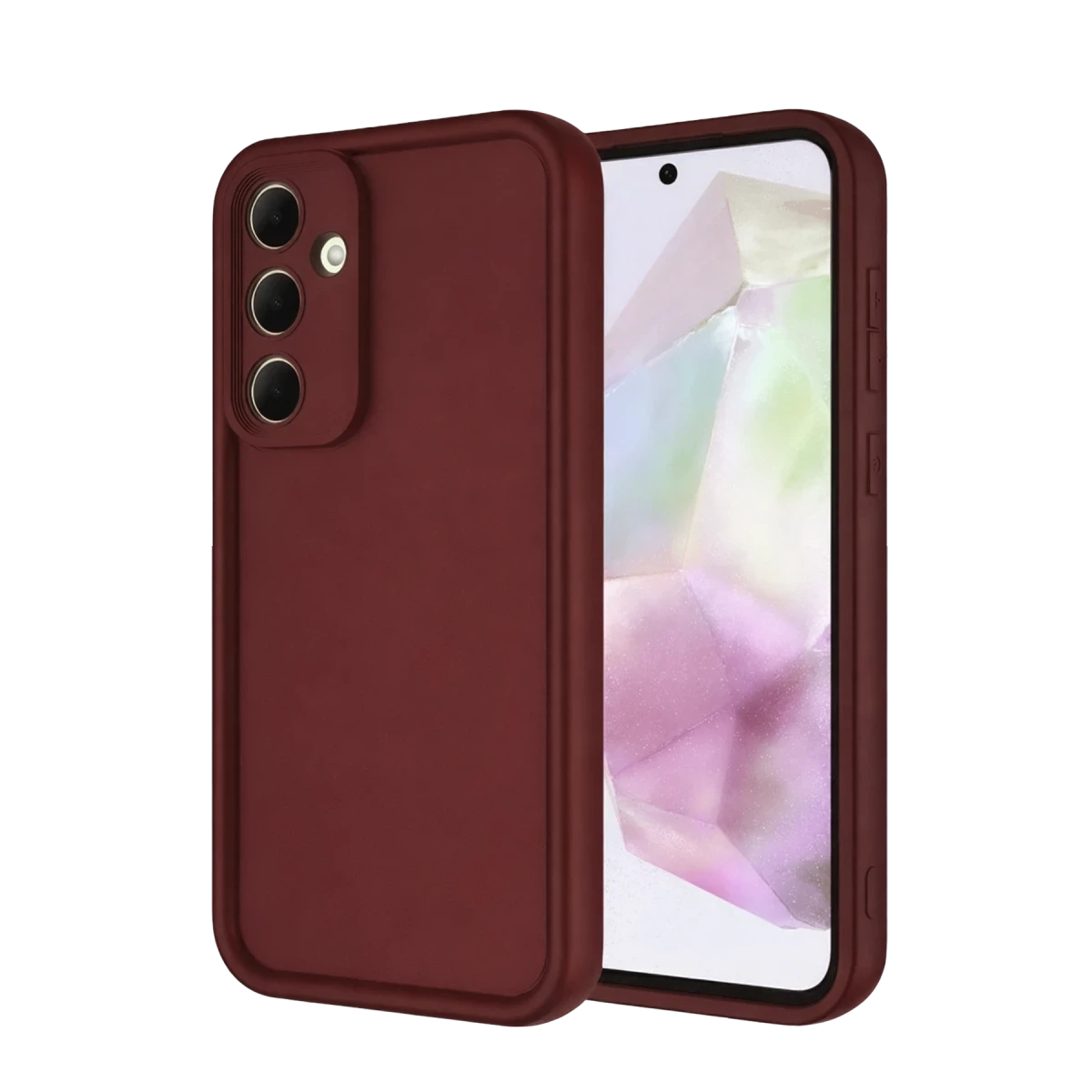 Samsung Galaxy A56 Kılıf Viera Silikon - Bordo