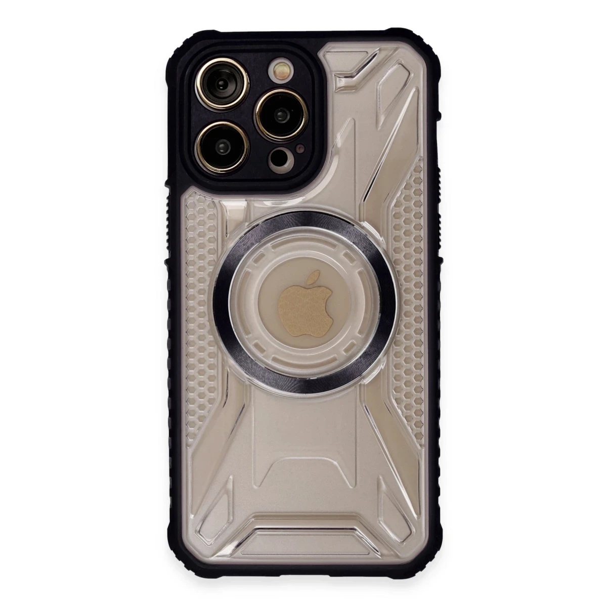 Apple iPhone 14 Pro Kılıf Prag Magneticsafe Kapak - Siyah