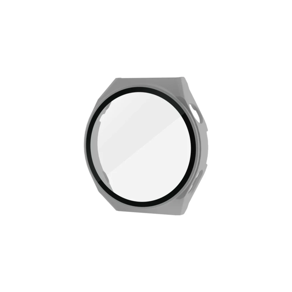 Huawei Watch GT3 Pro 43mm Dota Camlı Kasa Ekran Koruyucu - Gri