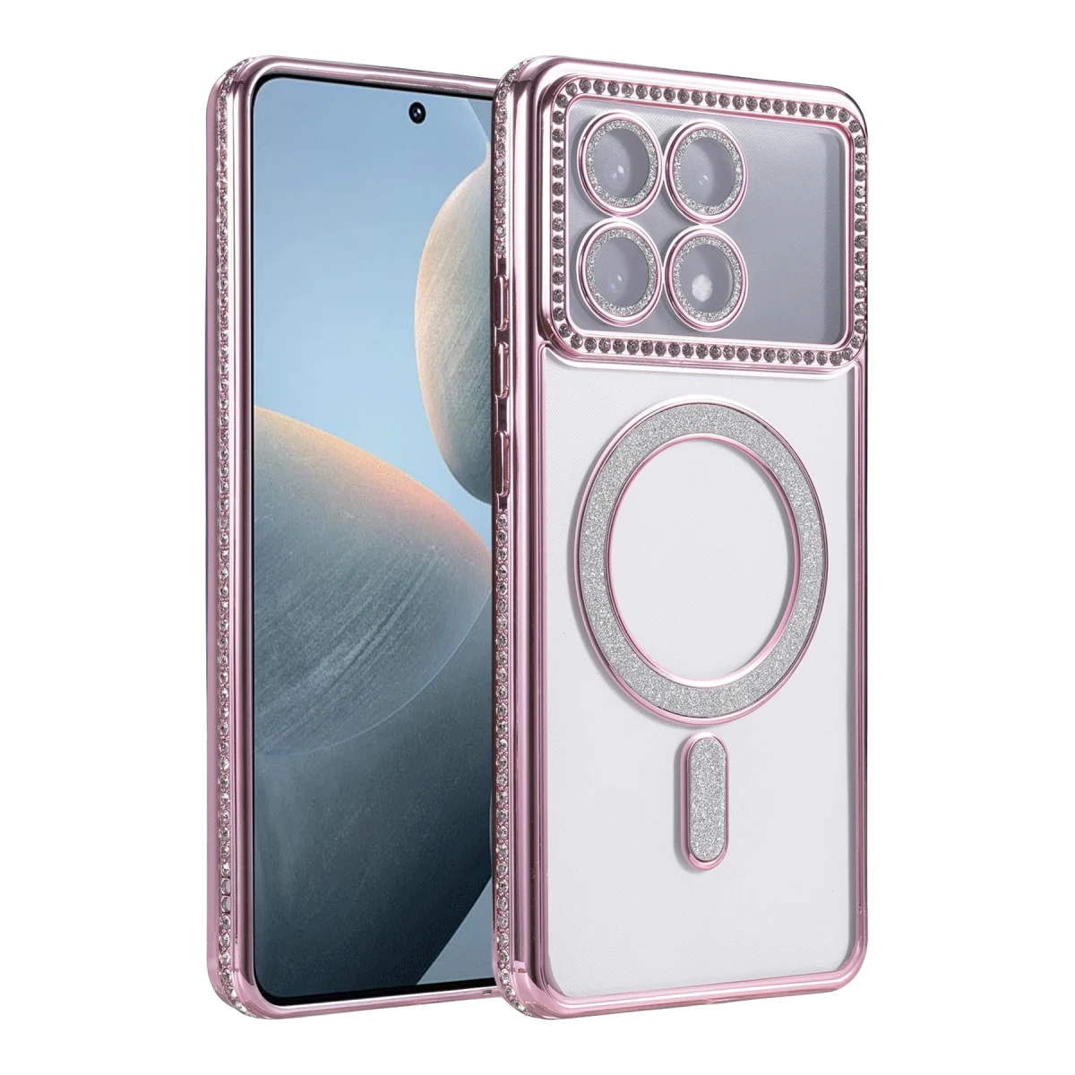 Xiaomi Poco X6 Pro Joke Simli Magneticsafe Kılıf - Pembe