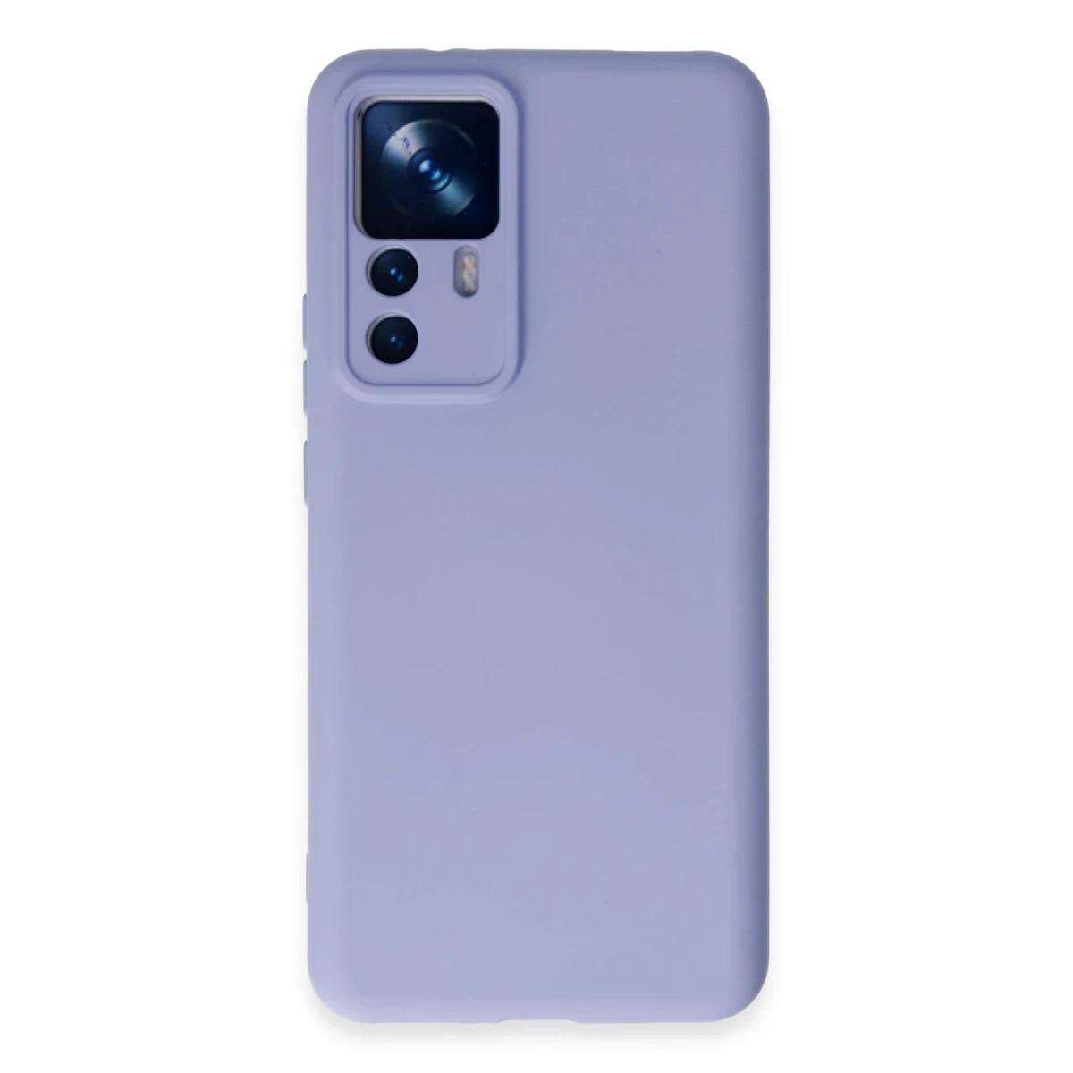 Xiaomi Mi 12T Pro Kılıf Nano içi Kadife Silikon - Lila