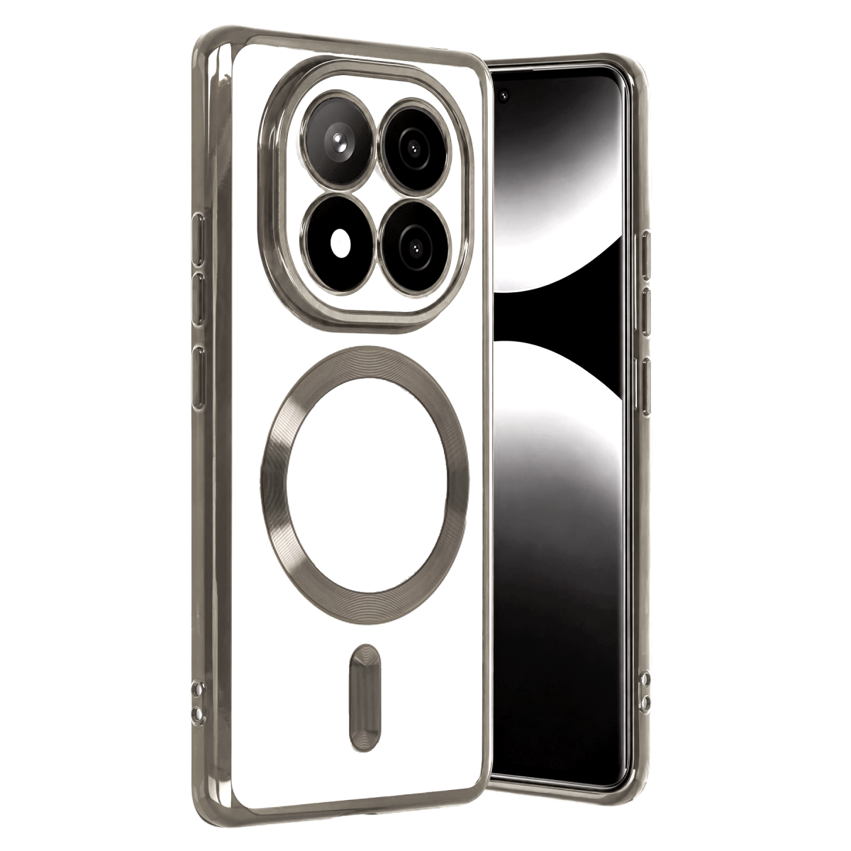 Xiaomi Redmi Note 15 Pro 4G Kross Magneticsafe Kapak - Titan Gri
