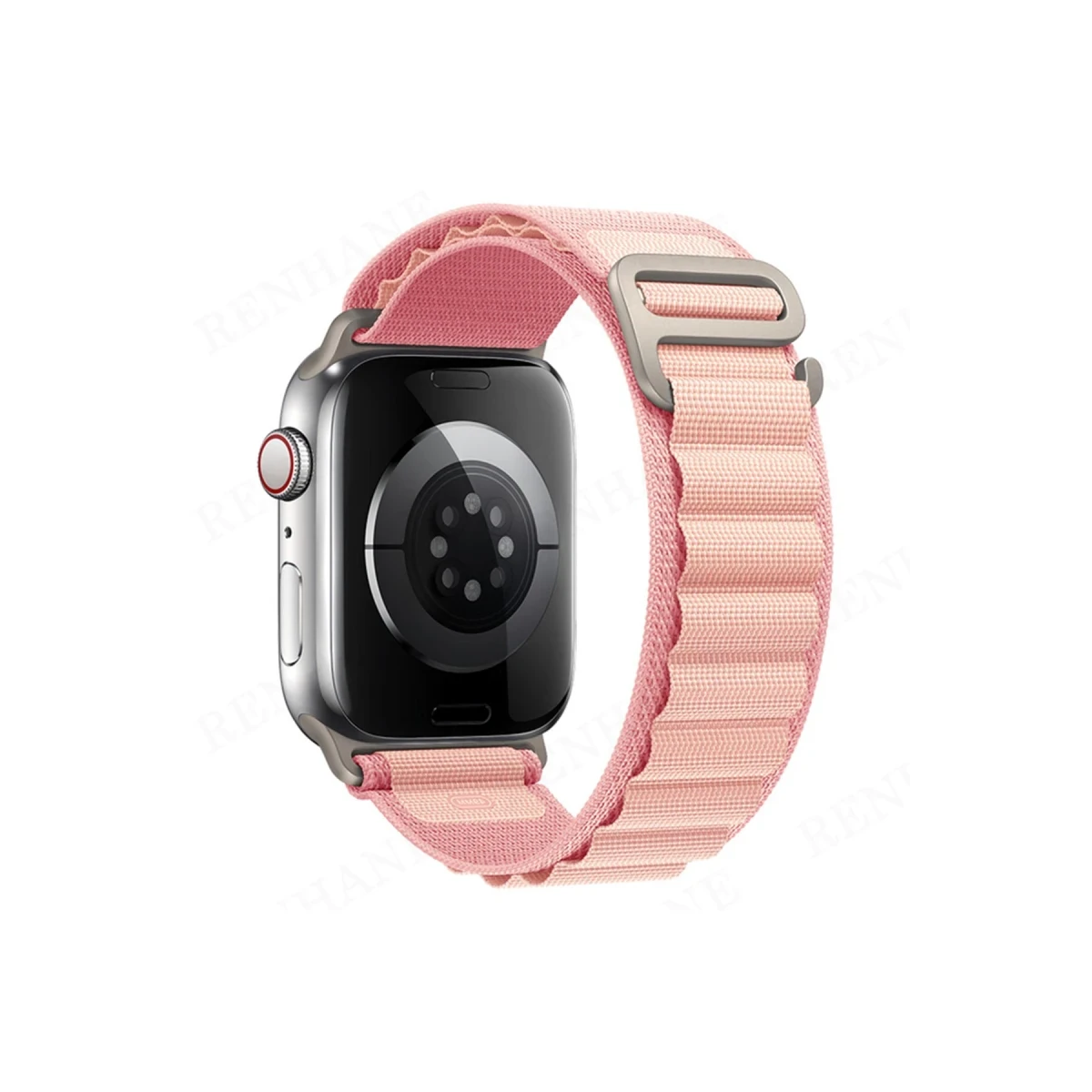 Apple Watch 42mm Mountain Kordon - Pembe