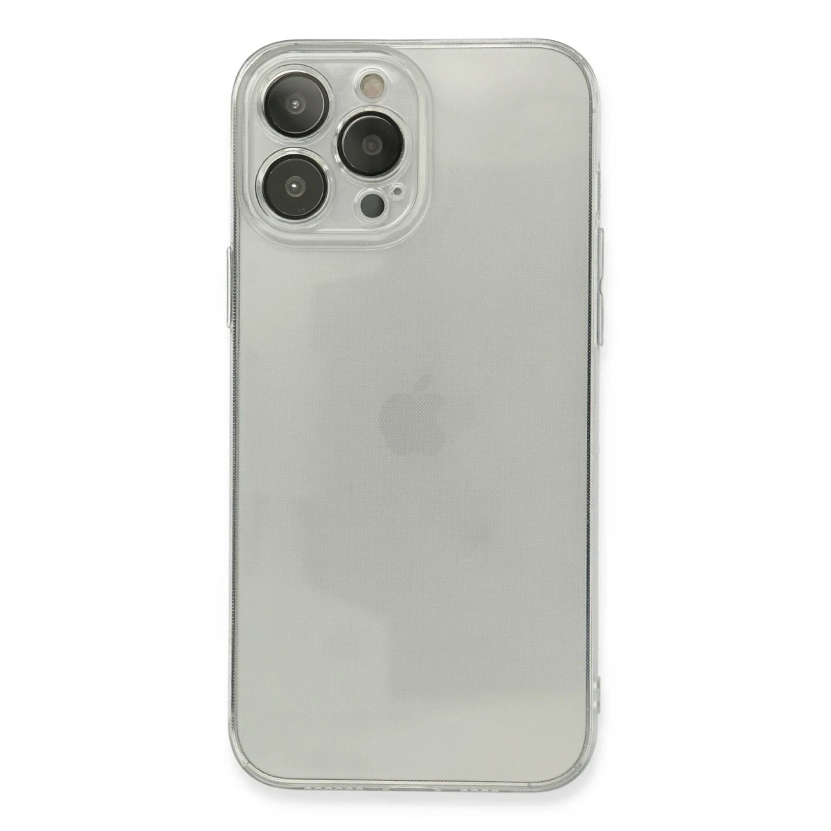Apple iPhone 13 Pro Max Kılıf Fly Lens Silikon - Şeffaf