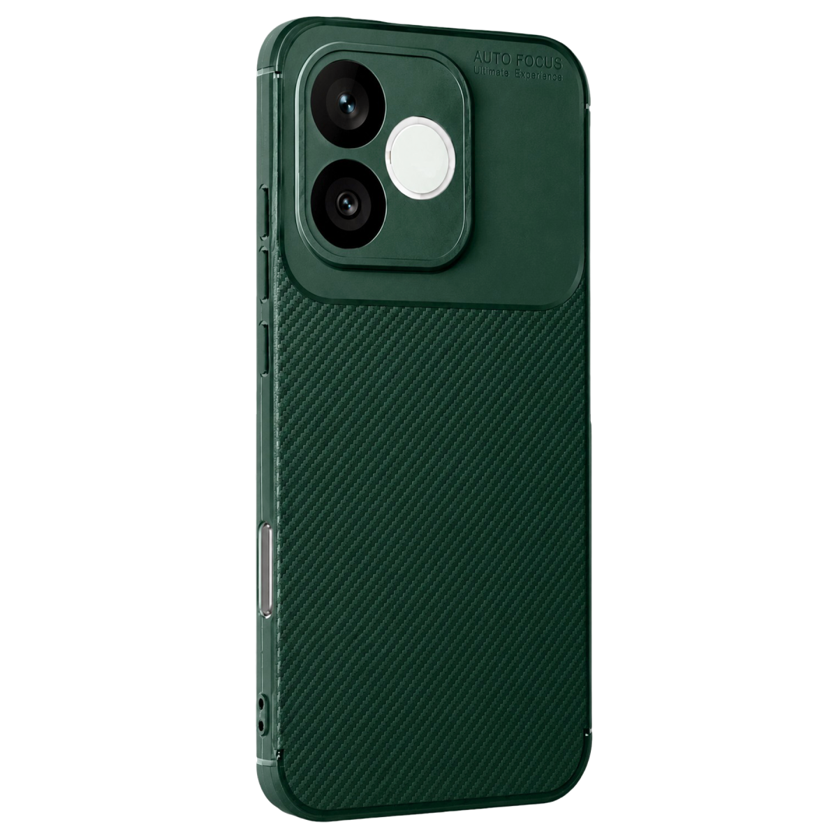 Huawei Honor 600 Lite Auto Focus Karbon Kapak - Koyu Yeşil