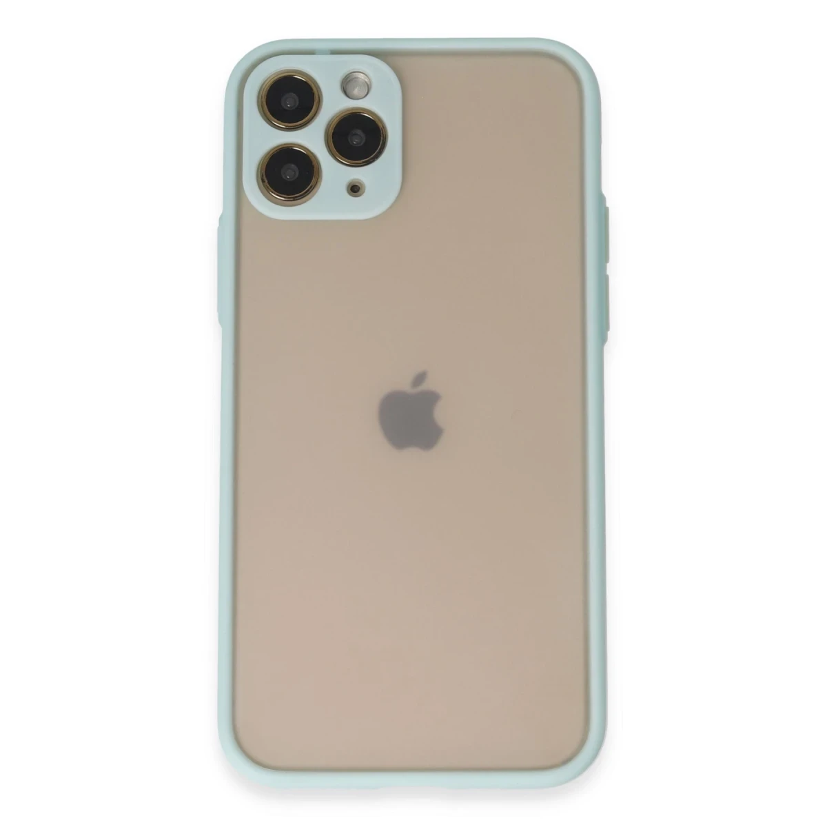 Apple iPhone 11 Pro Kılıf Montreal Silikon Kapak - Turkuaz