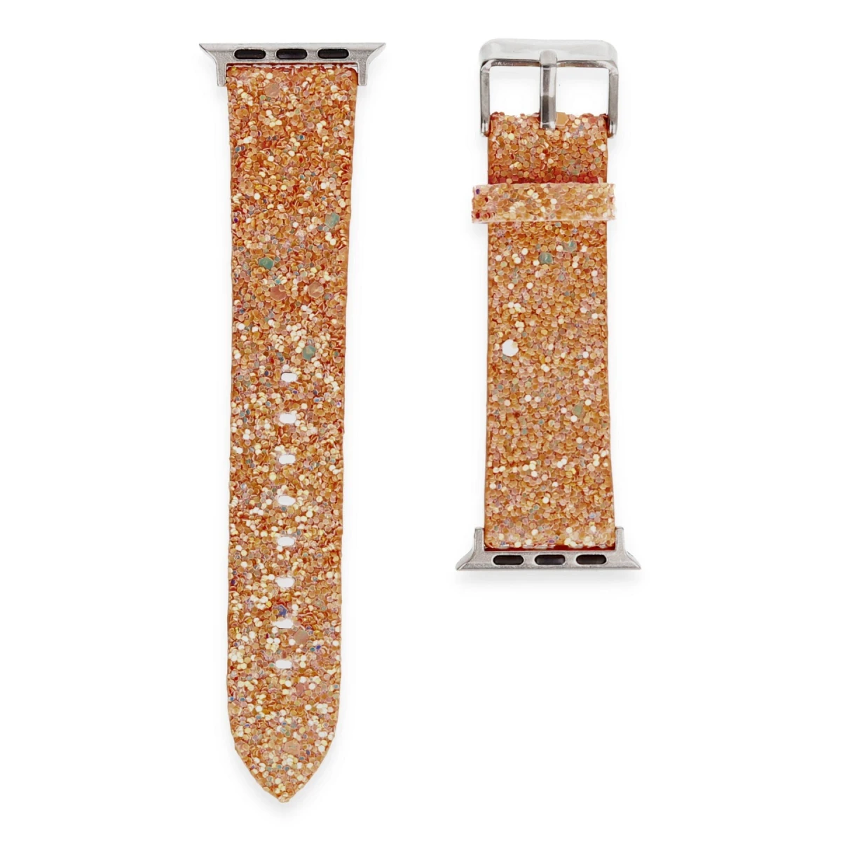 Apple Watch 38mm Starry Taşlı Kordon - Pudra